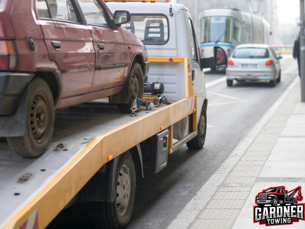 24/7 emergency towing and roadside assistance on Blue Star Highway near Van Buren State Park, Covert Michigan